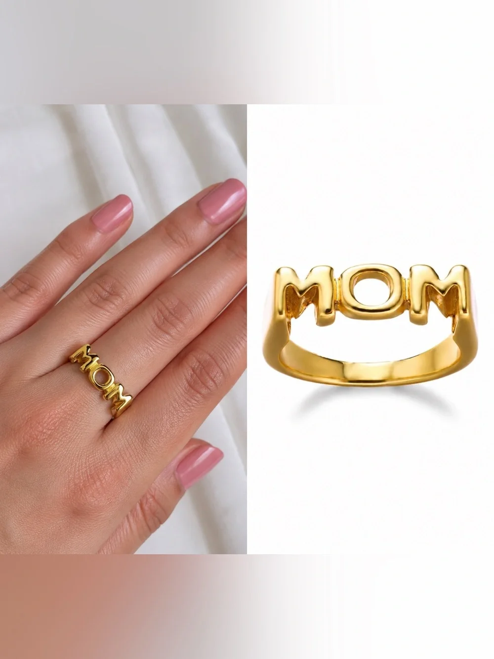New Gold MOM Ring – Size 6 💛